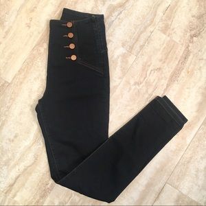 Forever 21 High Waisted Stretch Skinny Jean Sz 27